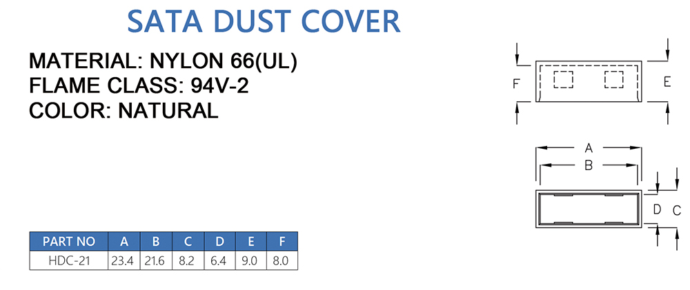 Dust cover HDC-21